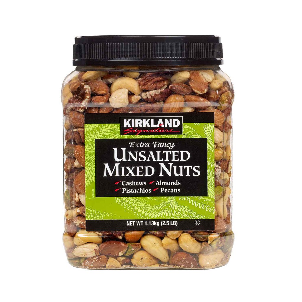 DATE 4.2011 HẠT HỖN HỢP UNSALTED MIXED NUTS 1,13KG