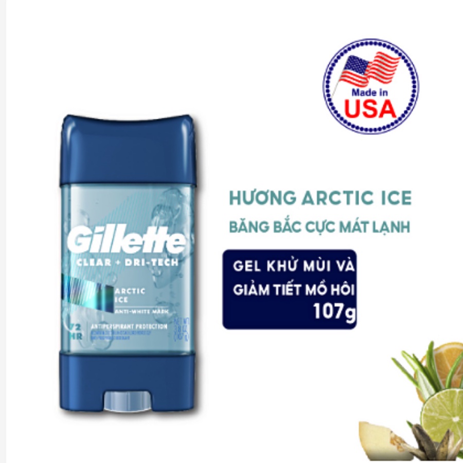 Gel Ngăn Tiết Mồ Hôi và Khử Mùi Gillette 107g