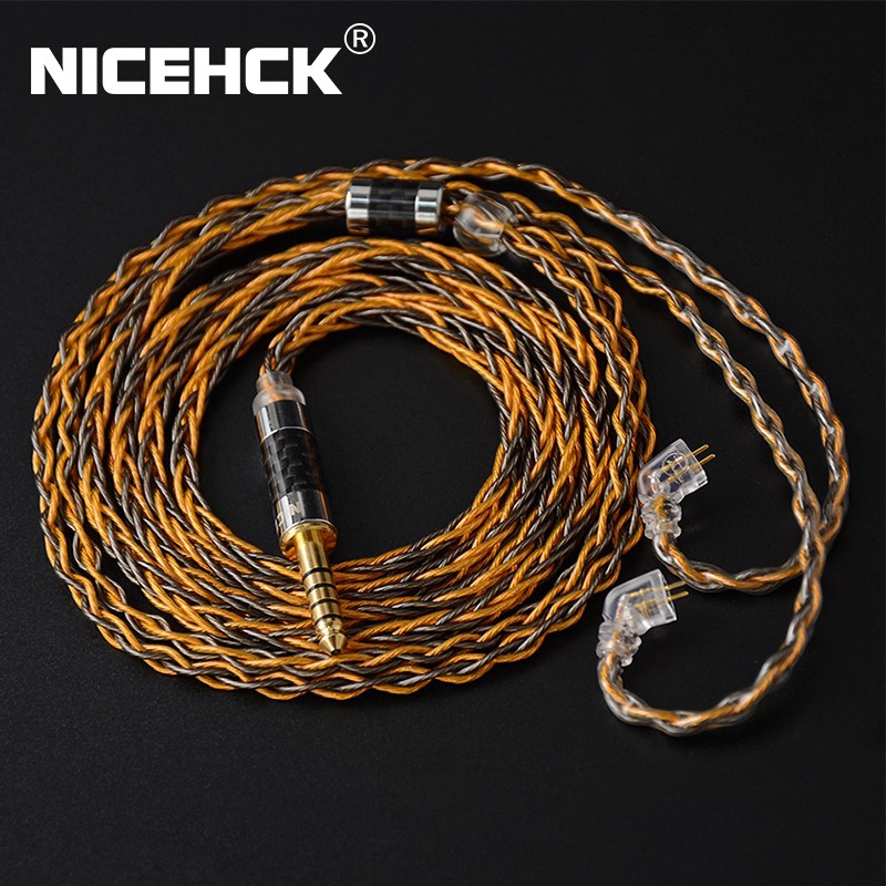 Dây Cáp Nối Tai Nghe Bằng Đồng Và Đồng Mạ Bạc 3.5 / 2.5 / 4.4mm Mmcx / Nx7 Pro 2pin 0.78mm