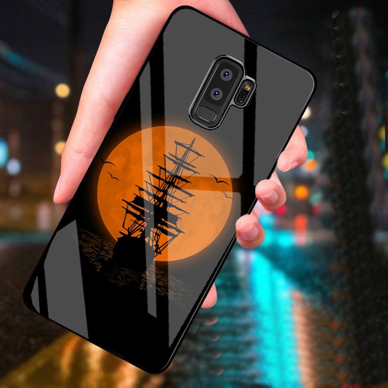 Ốp Lưng SAMSUNG S9, S9 PLUS mặt kính cường lực cao cấp thiết kế riêng