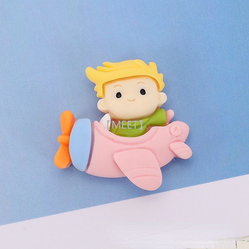 [Met] Gói 1 Cái / Gói Nhựa Resin Hình Hoàng Tử Bé Hoạt Hình Làm Đồ Trang Sức Thủ Công DIY