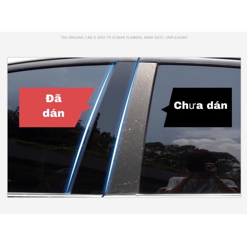 Dán trụ b bóng Mazda 3 2020, Civic 2018