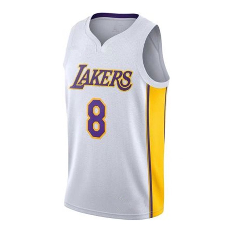 NBA Áo Bóng Rổ Cổ Chữ V Thêu Chữ Los Angeles Lakers