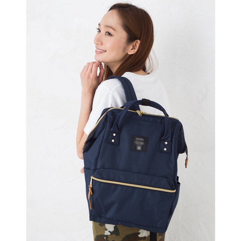 [Spot Sale] 2021 New Anello Japans Anelloˉbags Couple Large Bag High School Student Travel School Bag Backpack Japanese Backpack Female Running Away From Home Customized, Size Height 40 Width 28 Thickness: 17