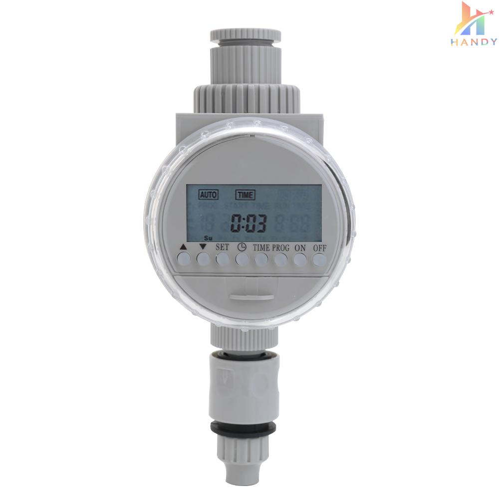 Đồng Hồ Hẹn Giờ Tưới Nước Tự Động Màn Hình LCD Sử Dụng Năng Lượng Mặt Trời