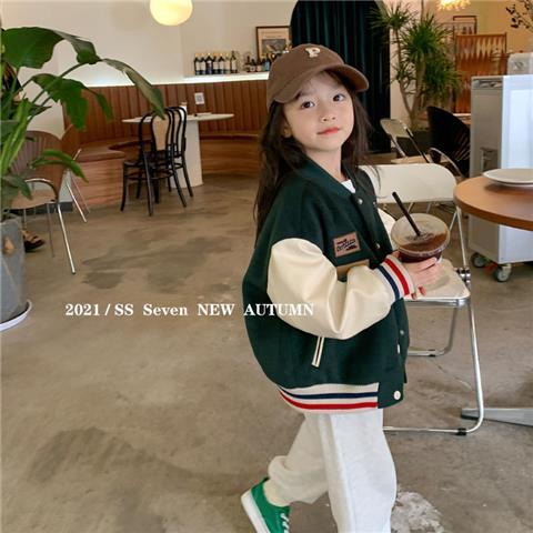 Áo Khoác Bóng Chày Phong Cách Hàn Quốc Thời Trang Thu Đông Mới Cho Bé Gái