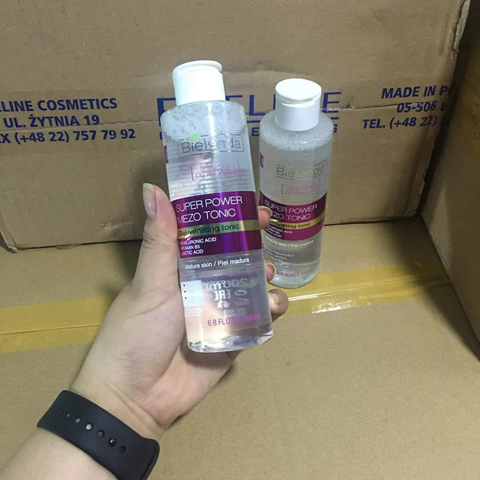 Toner Nước Hoa Hồng Trẻ Hoá Làn Da, Giảm Nếp Nhăn, Tái Tạo Tế Bào Gốc - Bielenda 200ml