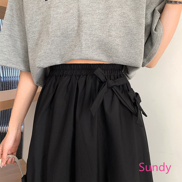 Chân Váy Chữ A Phối Nơ Ren Xinh Xắn Theo Phong Cách Nhật Bản Dành Cho Nữ