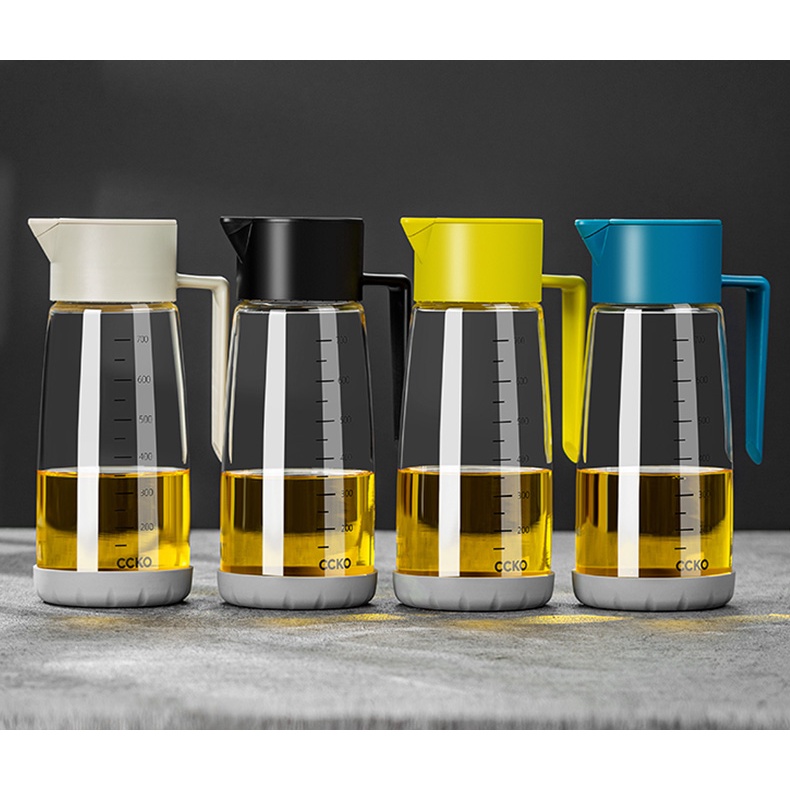 Bình đựng dầu ăn, nước tương thủy tinh borosilicate cao cấp CCKO thương hiệu Đức 700ml