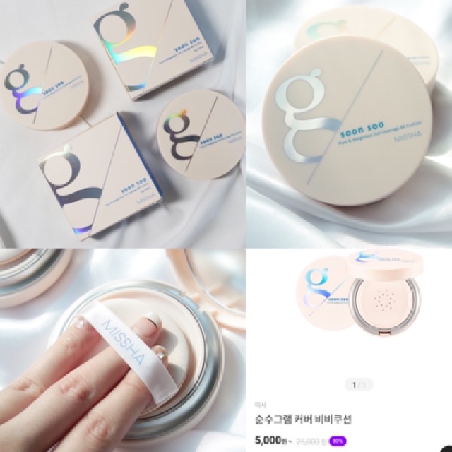 PHẤN NƯỚC MISSHA SALE 80% BB CUSHION SOON SOO | BigBuy360 - bigbuy360.vn