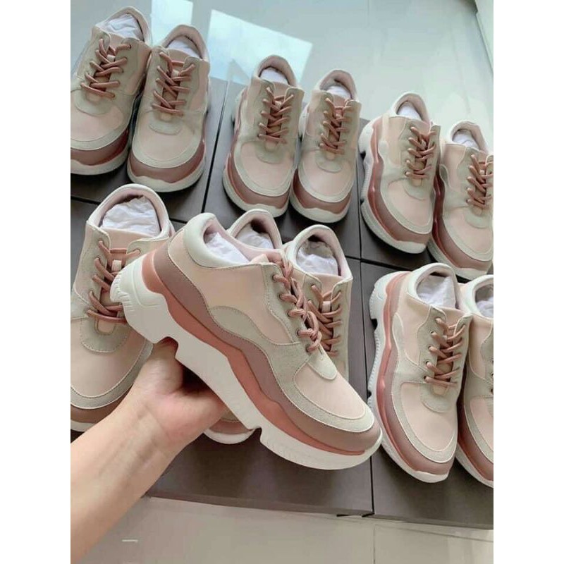 giày thể thao màu hồng cao cấp mới nhất