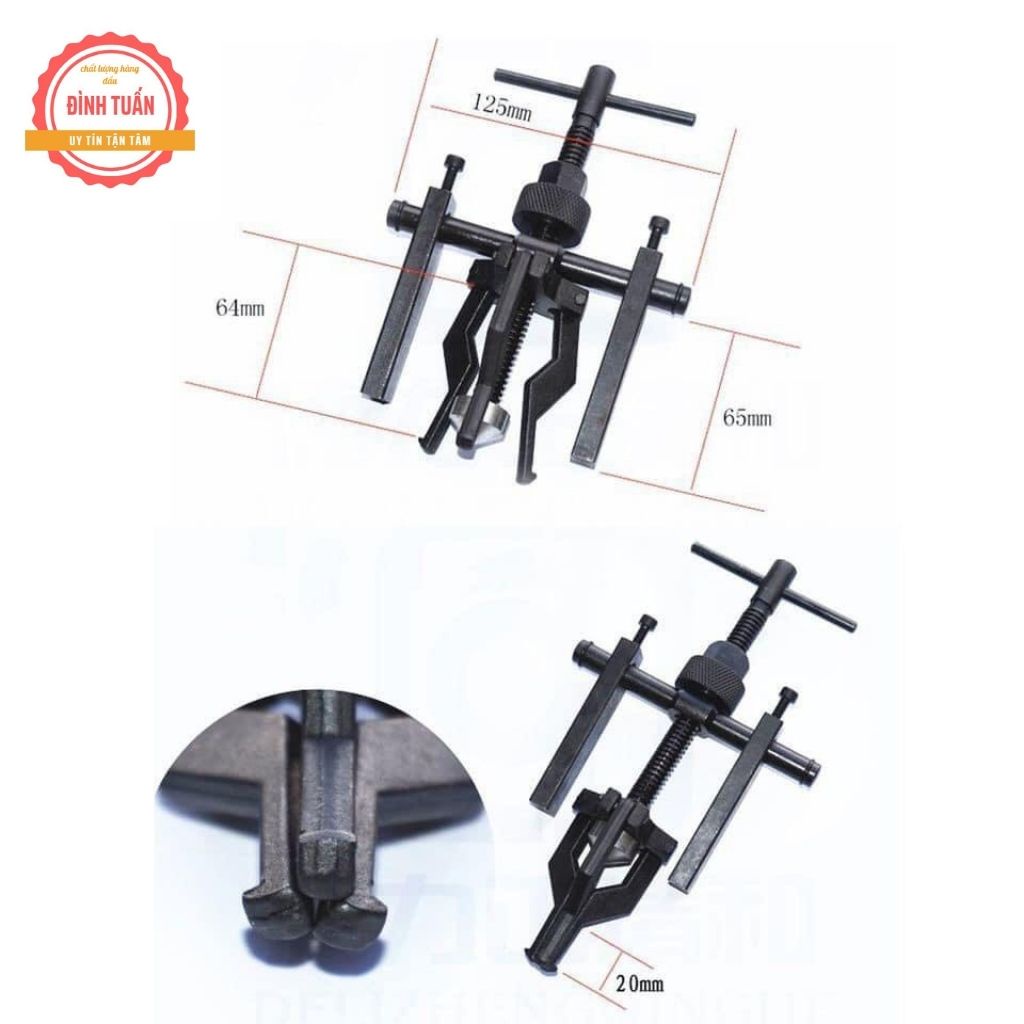 Vam Cảo, Cảo Bi,Cảo 3 chấu mở vòng bi  Độ mở : 16-38mm