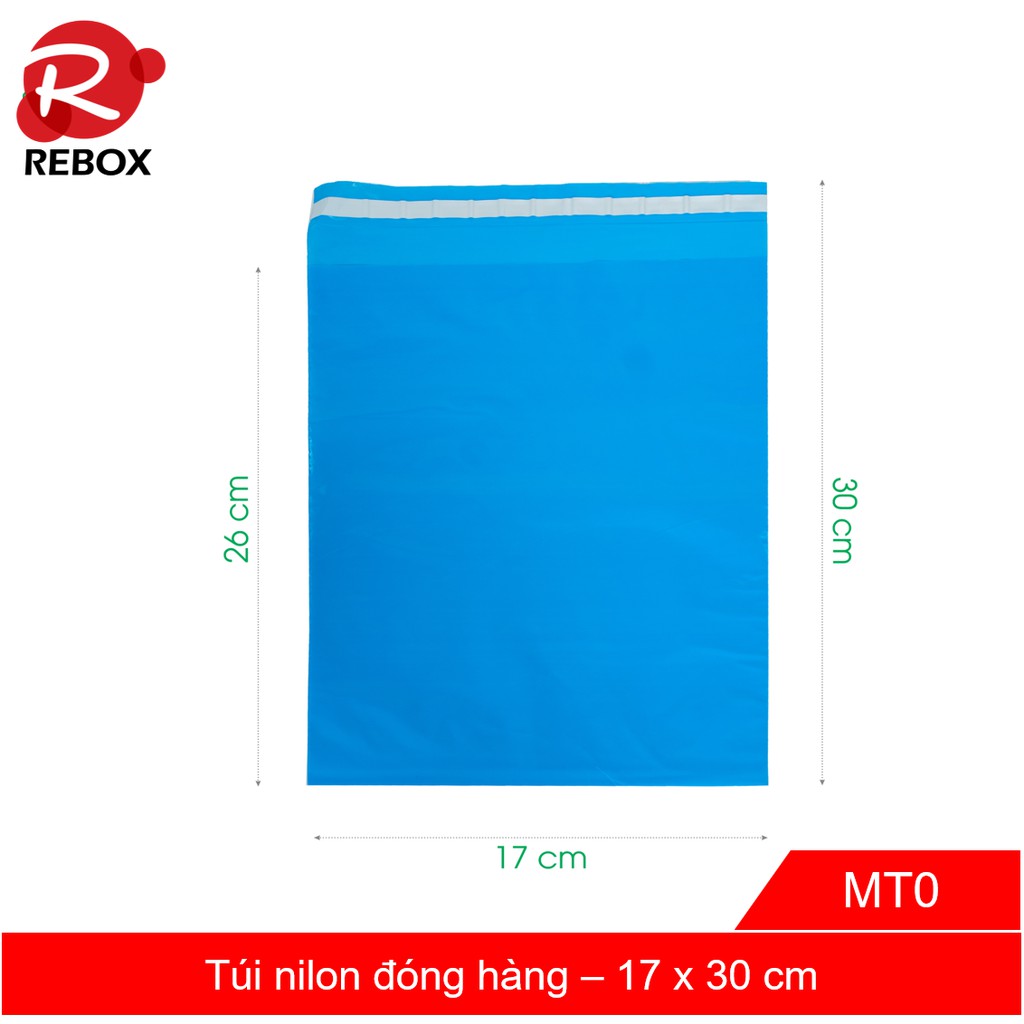 Túi niêm phong 30x17 cm - Combo 100 túi gói hàng chống bóc nhiều màu