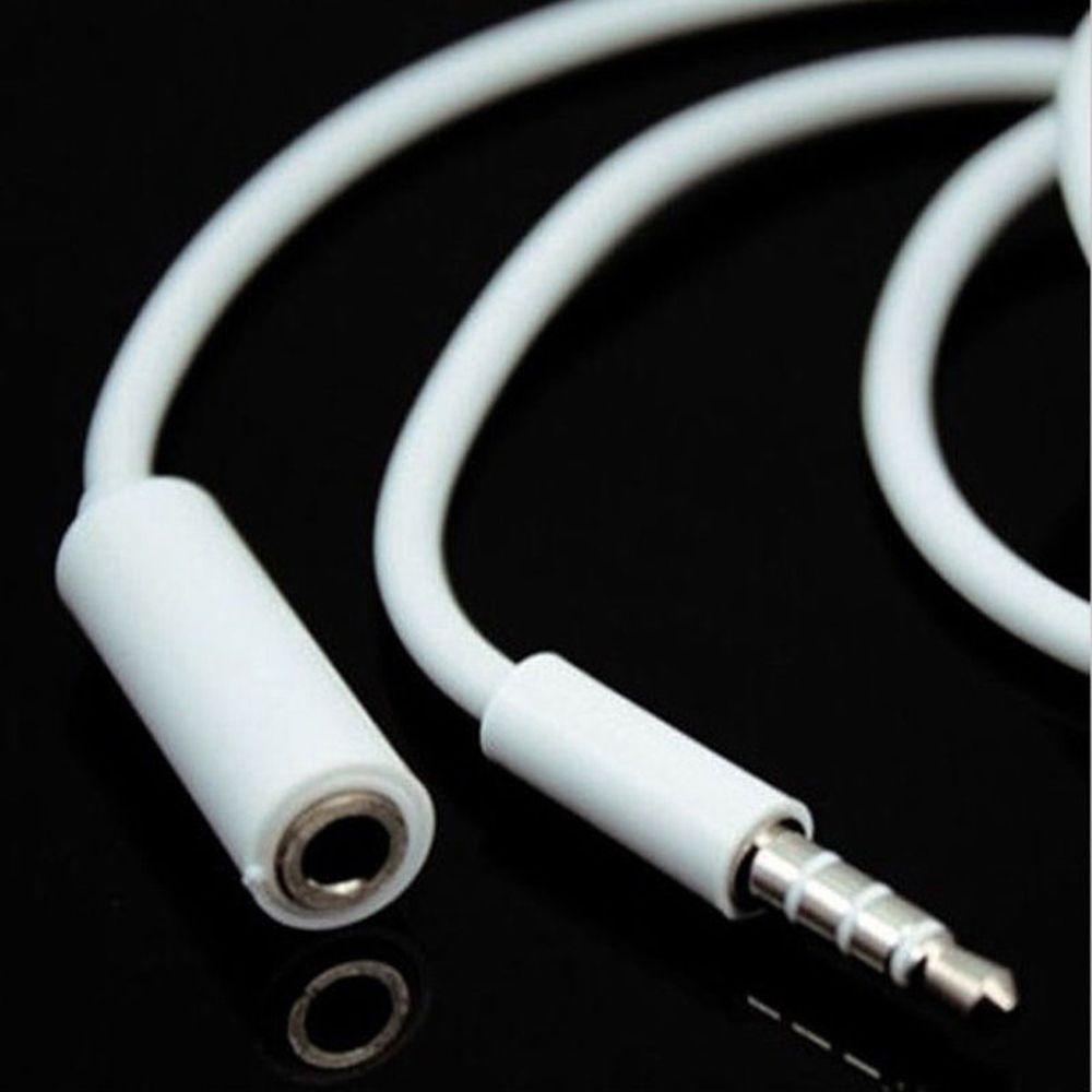 Dây Cáp Nối Dài AUGUSTINE 4 Pole Màu Trắng Dành Cho Tai Nghe MP3 Máy Tính