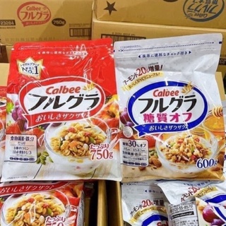 NGŨ CỐC CALBEE NHẬT BẢN 750g - 600g (date mới)
