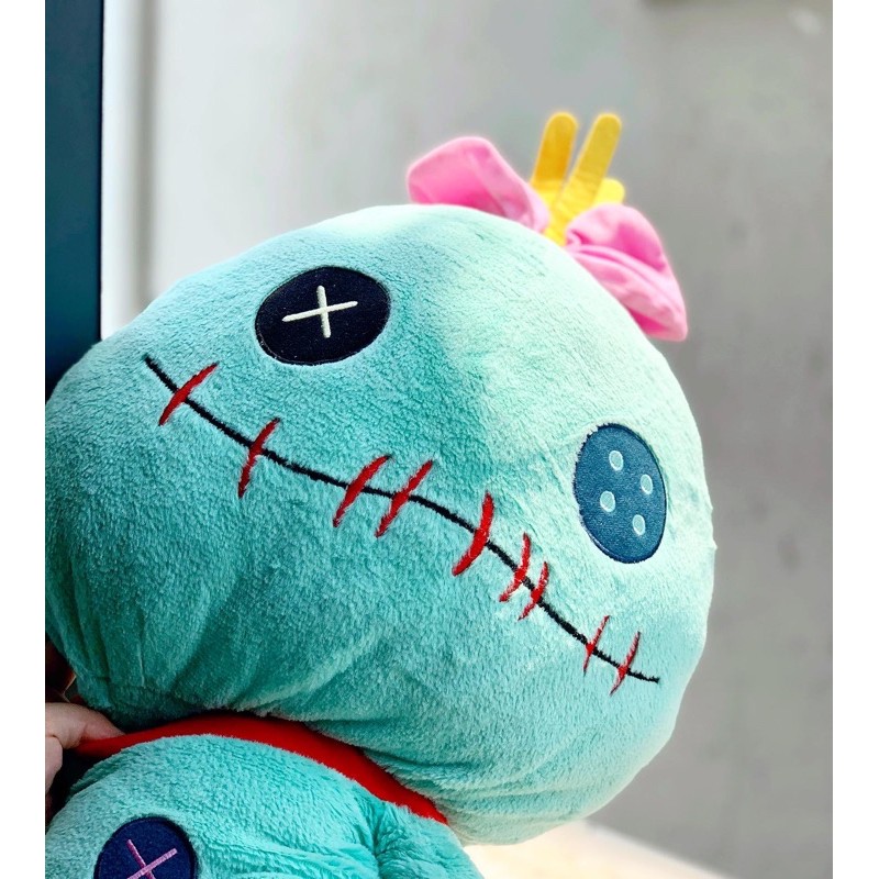 Gấu bông Scrump bạn Stitch lông xù size to chính hãng Disney