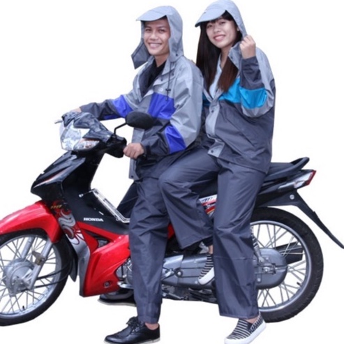 Áo Mưa Bộ RANDO Eco ASUM-01 | Không Co Giãn - Không Thấm Ướt | Tiết Kiệm - Thời Trang | Hibucenter