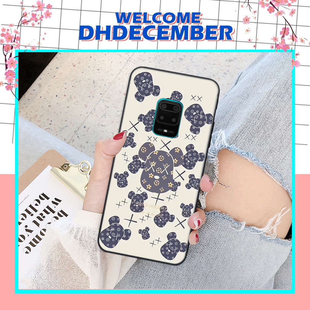 Ốp lưng Xiaomi REDMI NOTE 9S / NOTE 9 PRO in hình K@ws, Cool Be@r SIÊU NGẦU
