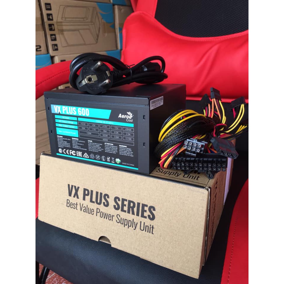 Shopee Trợ Gia Gốc Nguồn May Tinh Aerocool Vx Plus 600 600w New Bh 36 Thang Gia Thang 5 21