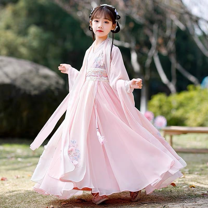 23  Hàng Mới Về Đầm Hán Phục Trung Hoa Cổ Điển Món Siêu Dài Cho Bé Gái