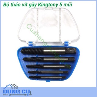 Bộ tháo bu lông ốc vít gãy 5 chiếc king toni 11205sq