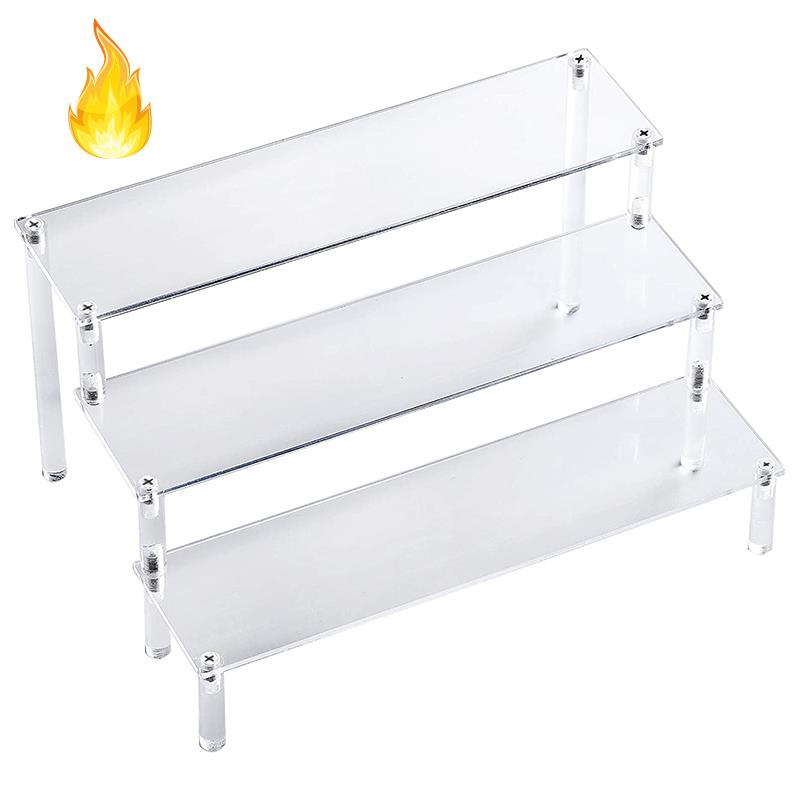 Khay Trưng Bày Bánh 3 Tầng Bằng Acrylic Trong Suốt