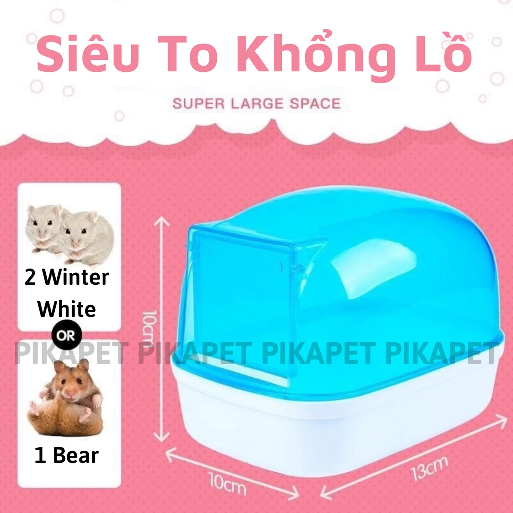 Nhà tắm cửa tự động cho hamster