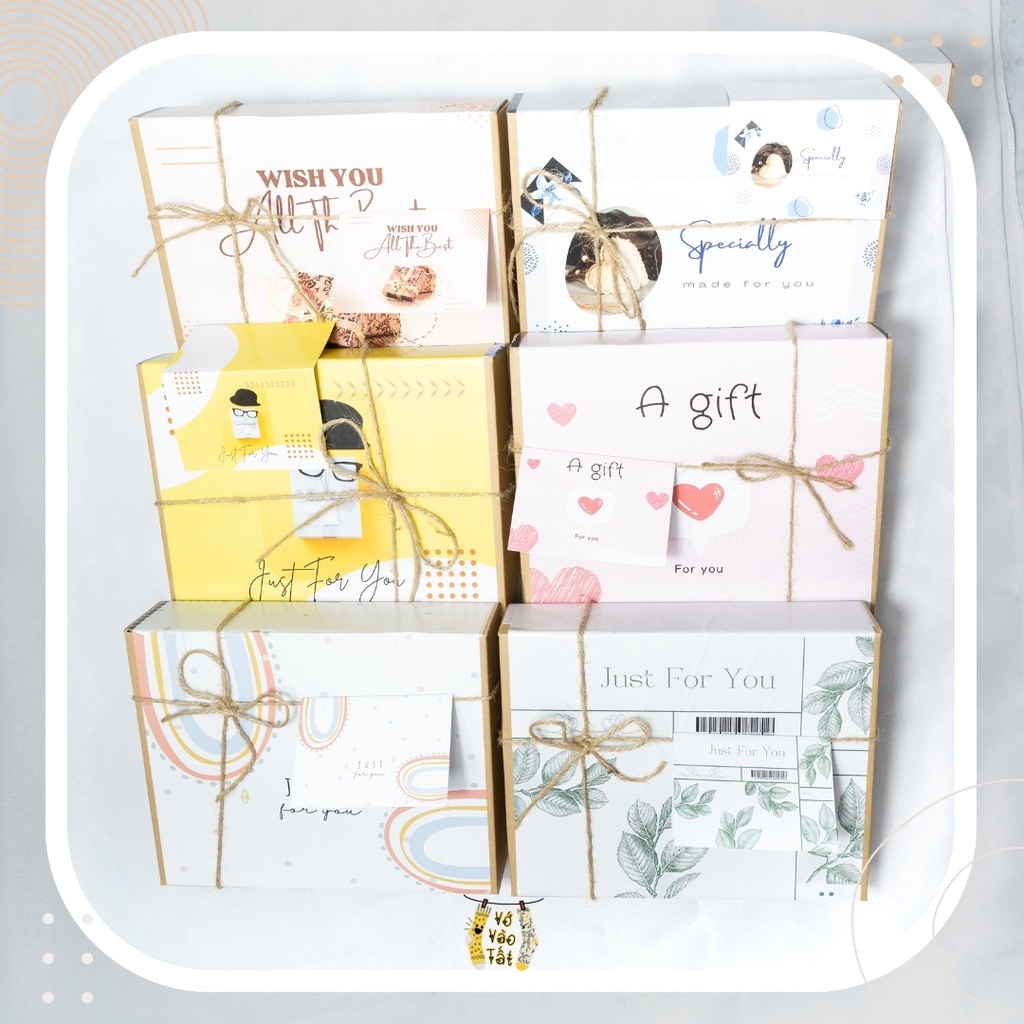 HỘP QUÀ ĐƠN GIẢN 1 (KHÔNG BAO GỒM TẤT/ VỚ)