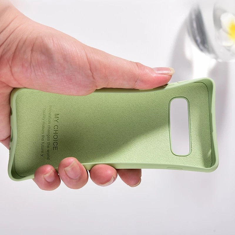 Ốp điện thoại silicon mềm màu trơn dành cho For Samsung Galaxy S10 Plus 5G S10e