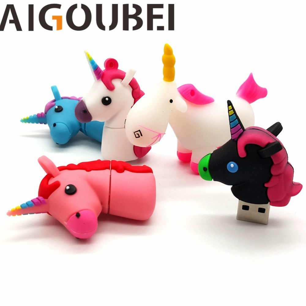 USB thiết kế kỳ lân 4 màu sắc 1GB 2GB 4GB 8GB 16GB 32GB 64GB