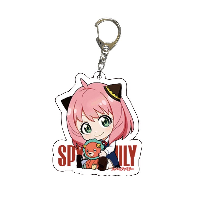 Móc Khóa Nhựa Acrylic Hình Nhân Vật Anya Yor Forger Twilight Trong Anime SPY×FAMILY