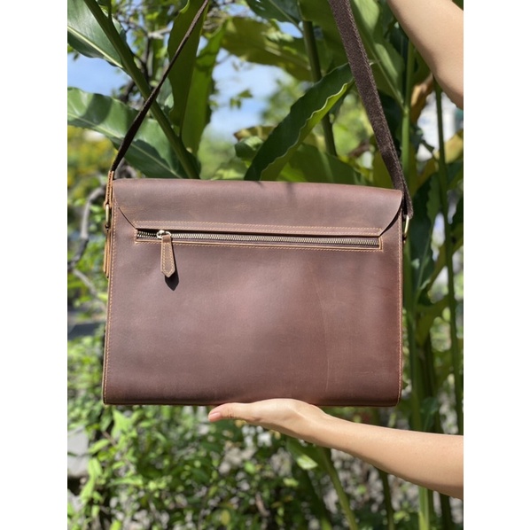 TÚI XÁCH NAM DA BÒ ĐỰNG LAPTOP 14IN CỰC CHẤT CSD17