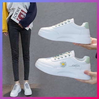 [Hàng mới] Giày thể thao thêu hoa cúc nhí, 😍Phong cách Hàn Quốc sneakers siêu nhẹ