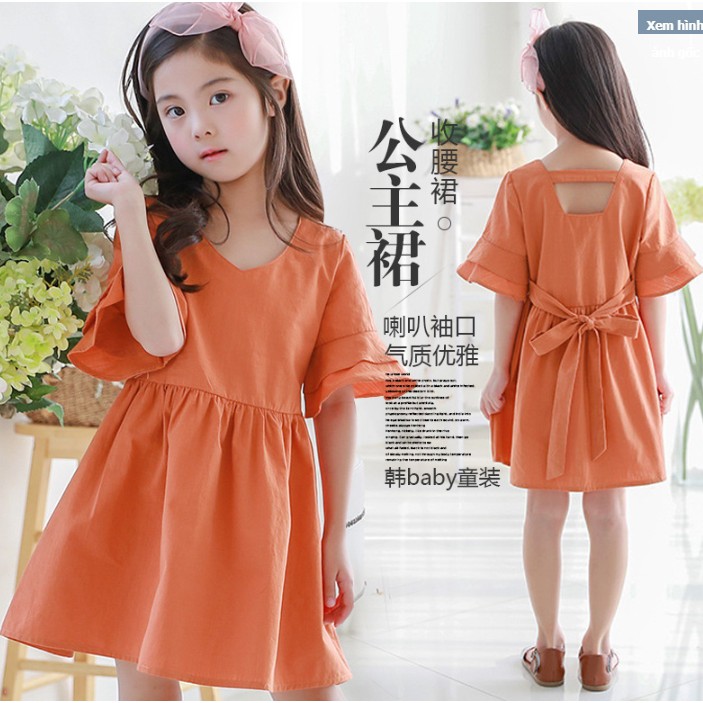 VÁY XÒE THỜI TRANG XINH XẮN CHO BÉ GÁI(HN109)