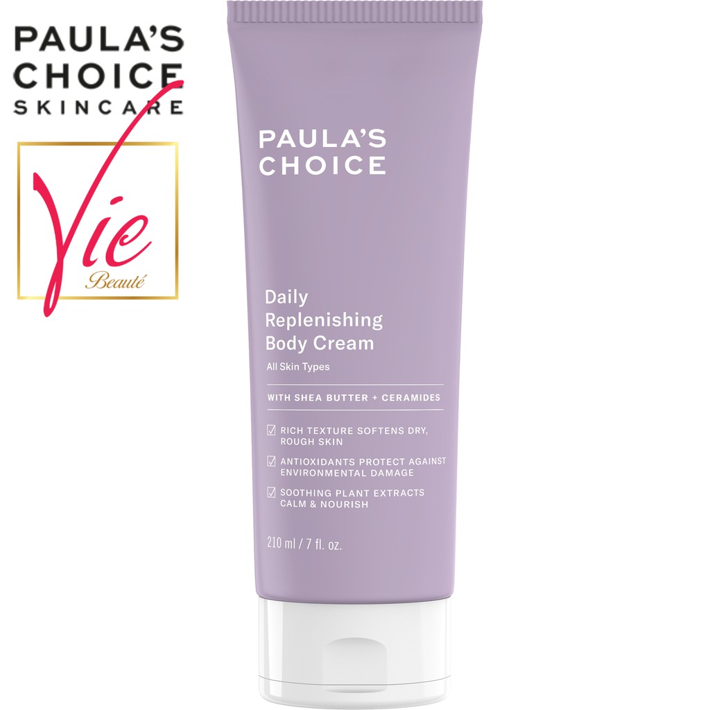 Kem dưỡng Paula Choice Body dưỡng da săn chắc, mềm mượt - Paula's Choice Daily Replenishing Body Cream 210ml
