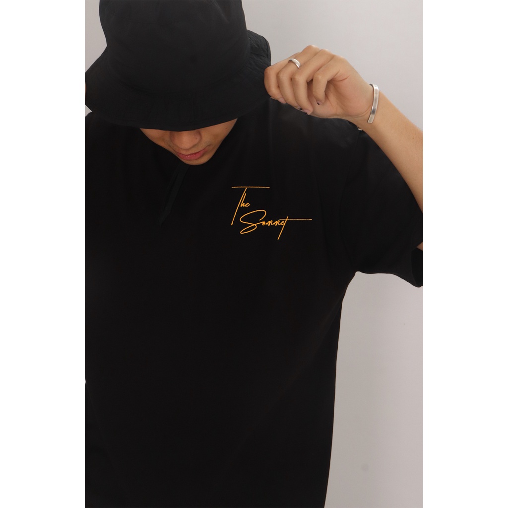 Áo Thun Unisex Local Brand The Sommet Màu Đen Oversize Signature Tee - TBS07