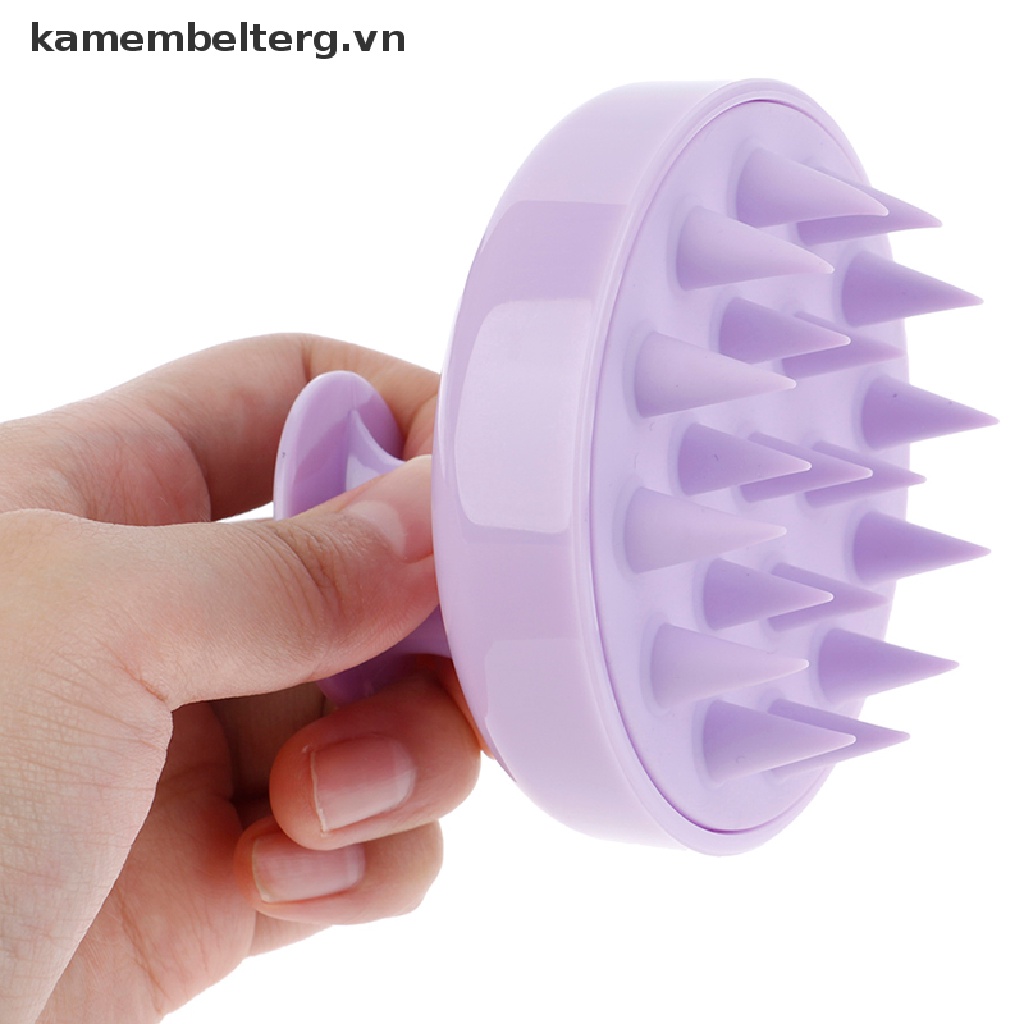 Kk Lược Silicone Mát Xa Da Đầu Khi Tắm Tiện Dụng