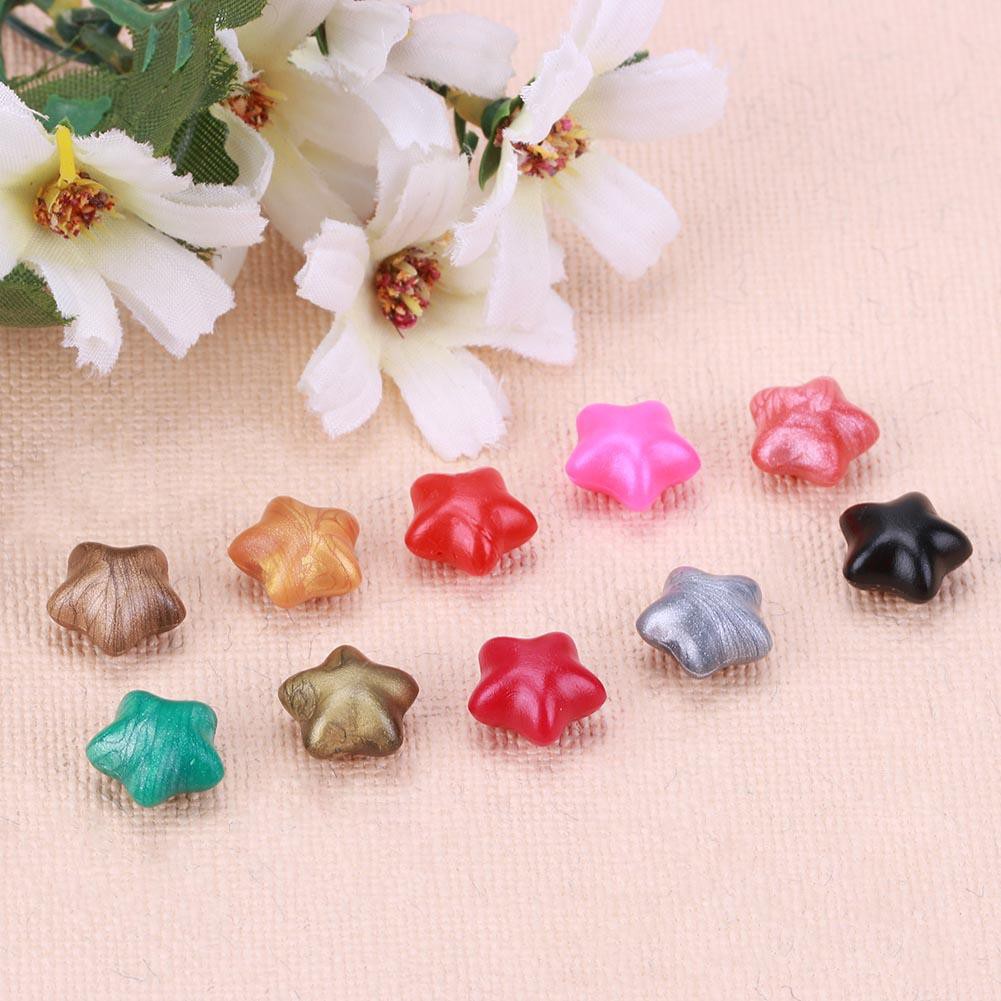 Bộ 100 Hạt Sáp Trang Trí Hình Ngôi Sao Xinh Xắn