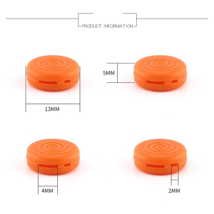 Hạt cài tai silicone chống xệ tụt, rơi kính, khắc phục kính lỏng dành cho càng kim loại mảnh đa năng (1 cặp)