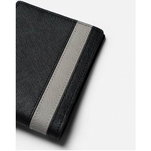 Ví Nam Da Thật Saffiano Cosmos Cao Cấp Chống Nước, Bóp Nam Dáng Đứng Cầm Tay Mini Nhỏ Gọn