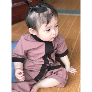 [7-40KG] LÃNH TỤ BÉ GÁI / BÉ TRAI - SET PHẬT TỬ ĐI LỄ CHÙA - ĐỒ LAM ĐI CHÙA