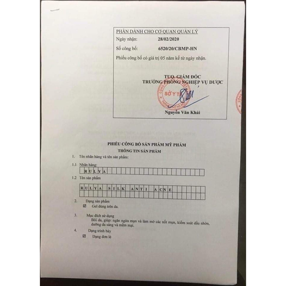 [Cao cấp] Serum Trị Mụn, Mờ Thâm RULYA SILK-ANTI ACNE | BigBuy360 - bigbuy360.vn