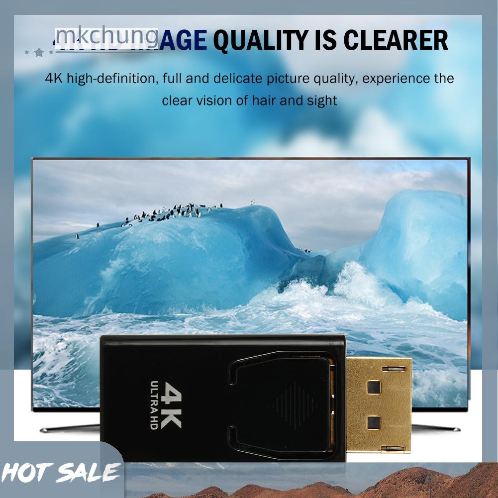 Đầu Chuyển Đổi Từ Cổng Dp Sang Hdmi 4k