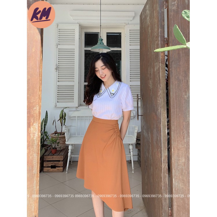 Chân Váy Chữ A Vạt Lệch, Chân Váy Công Sở (kèm ảnh thật) | BigBuy360 - bigbuy360.vn