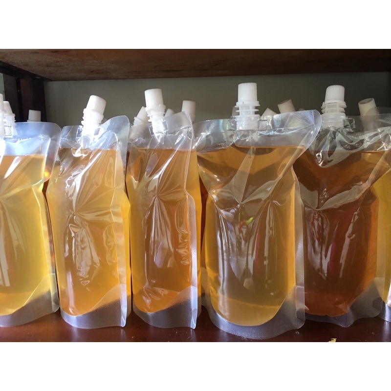 Giấm Táo DIY Apple Vinegar có giấm cái hữu cơ lên men tự nhiên 500ml