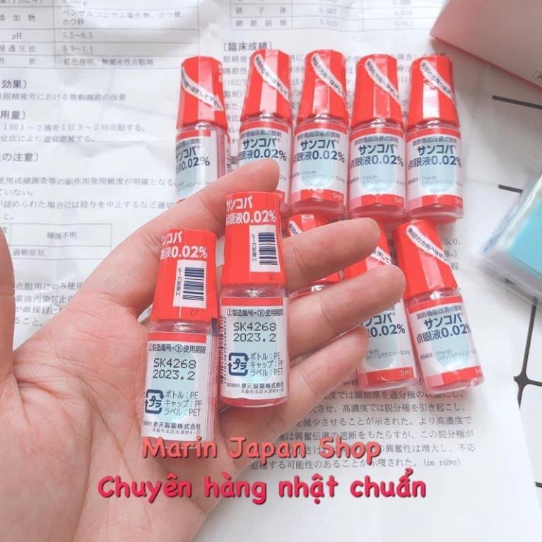 (Sale) Dung Dịch nhỏ mắt chống khô cấp ẩm Sancoba Nhật Bản 5ml