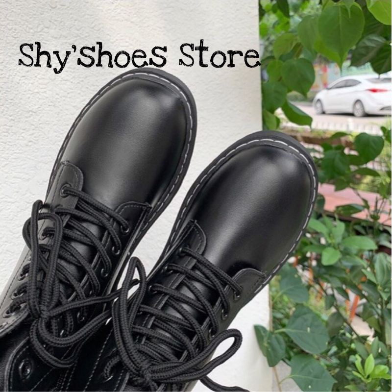 (Có Sẵn) Giày Boot Oxford phối dây kéo phong cách gothic cá tính | đế cao 4cm| nhập mã NUMSSP Freeship extra | BigBuy360 - bigbuy360.vn