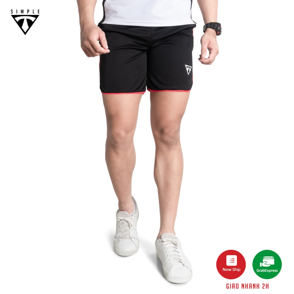 Quần Thể Thao Nam LAI BẦU TSIMPLE tập gym vải thun lạnh thoáng mát, co giãn, chuẩn form màu Đen | WebRaoVat - webraovat.net.vn