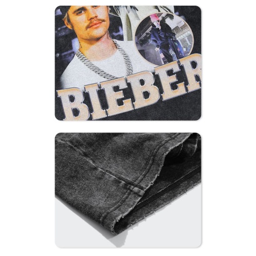 Áo thun oversize JUSTIN BIEBER WASH - Áo phông form rộng unisex nam nữ