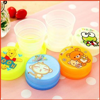 Cốc nhựa gấp gọn du lịch hoạt hình